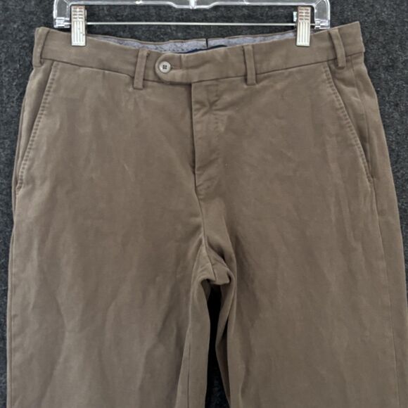 Ballin 6 East Pants Men's 33 Warm Pewter Traditional Fit Trousers Stretch - Picture 2 of 14